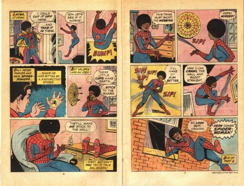 Spider Woman who happens to be black